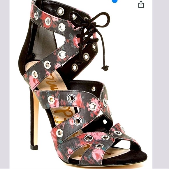 Sam Edelman Phoebe Sandal rose women's shoes heels size 7.5 - Picture 1 of 10